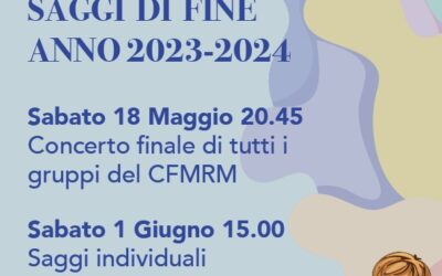 SAGGI DI FINE ANNO 2023-2024