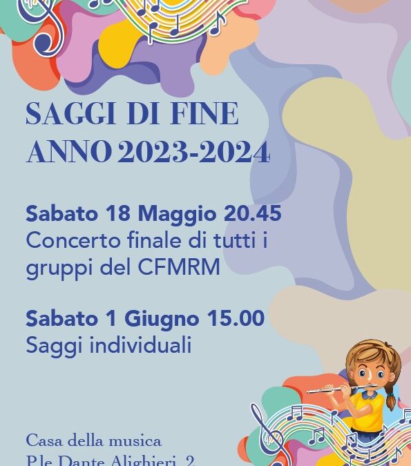 SAGGI DI FINE ANNO 2023-2024